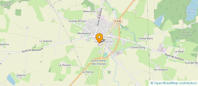 localisation de l'entreprise EHPAD LES SAULAIES à SAINT-TRIVIER-SUR-MOIGNANS