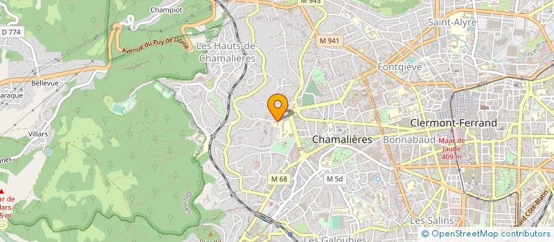 localisation de l'entreprise EHPAD LES SAVAROUNES à CHAMALIERES