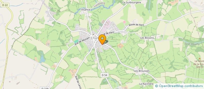 localisation de l'entreprise EHPAD LES TILLEULS à CHANU