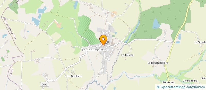 localisation de l'entreprise EHPAD LES TROENES SAINT-PIERRE MONTLIMART à MONTREVAULT-SUR-EVRE