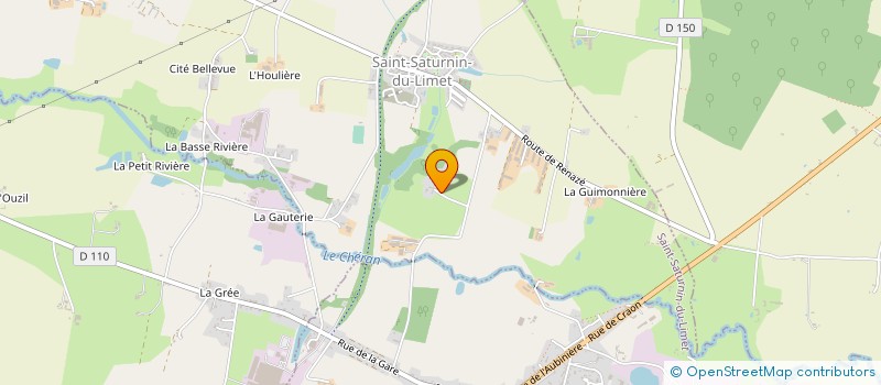 localisation de l'entreprise EHPAD LETORT LA CHEVRONNAIS à SAINT-SATURNIN-DU-LIMET
