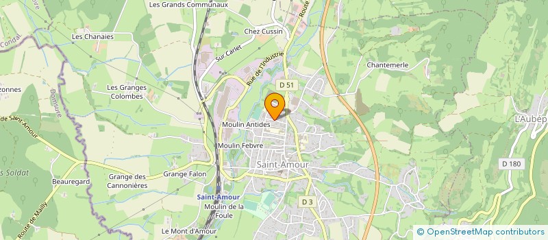 localisation de l'entreprise EHPAD LUCIEN GUICHARD à SAINT-AMOUR