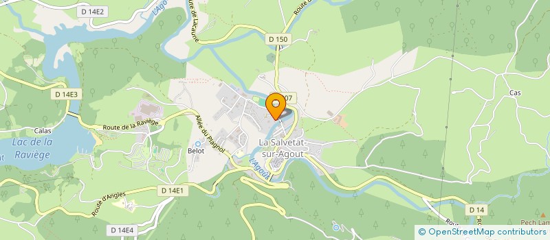 localisation de l'entreprise EHPAD MAISON DE RETRAITE LOU REDOUNDEL à LA SALVETAT-SUR-AGOUT