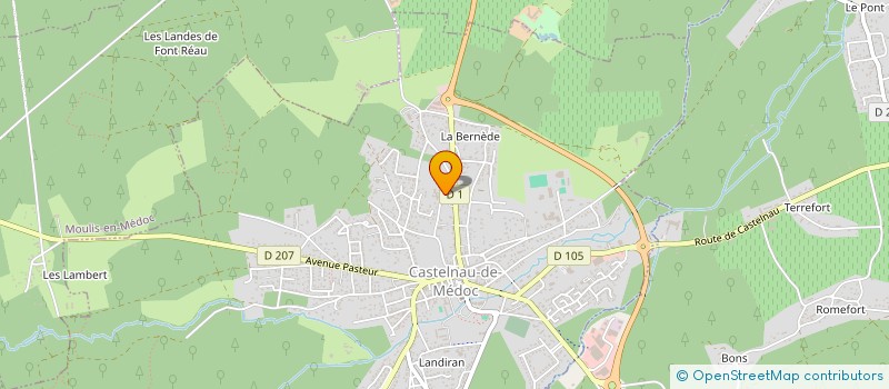 localisation de l'entreprise EHPAD MEDULI à CASTELNAU-DE-MEDOC