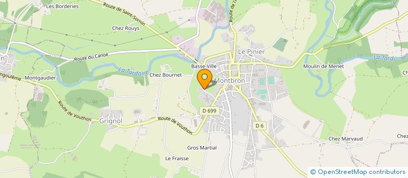 localisation de l'entreprise EHPAD - MONTBRON à MONTBRON