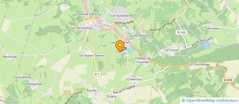 localisation de l'entreprise EHPAD MYOSOTIS à COUCHES