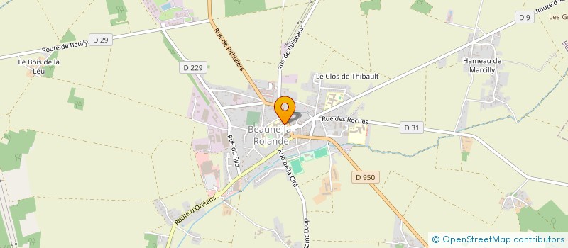 localisation de l'entreprise EHPAD PAUL CABANIS à BEAUNE-LA-ROLANDE