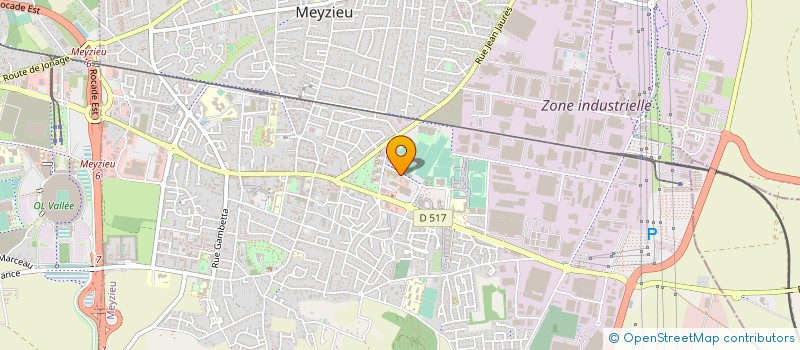 localisation de l'entreprise EHPAD PUBLIC JEAN COURJON à MEYZIEU