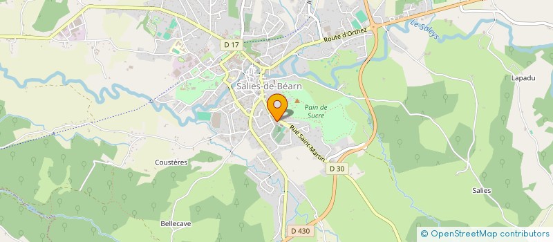 localisation de l'entreprise EHPAD PUBLIQUE AL CARTERO à SALIES-DE-BEARN