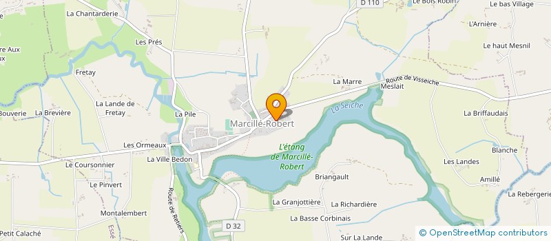 localisation de l'entreprise EHPAD RESIDENCE DE L'ETANG à MARCILLE-ROBERT