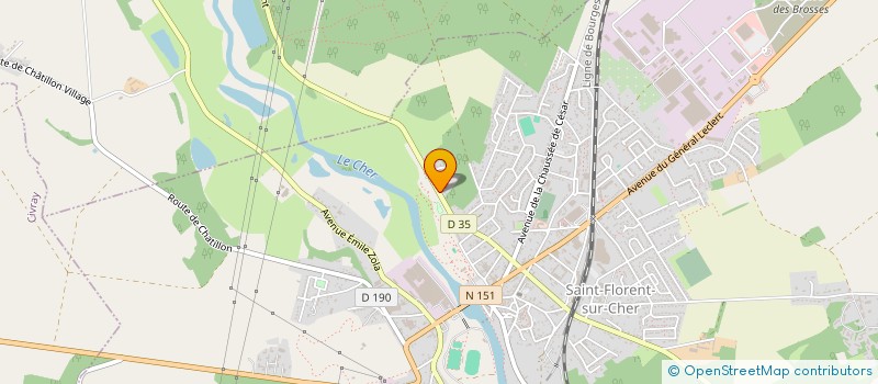 localisation de l'entreprise EHPAD RESIDENCE DU PARC  SAINT-FLORENT-SUR-CHER