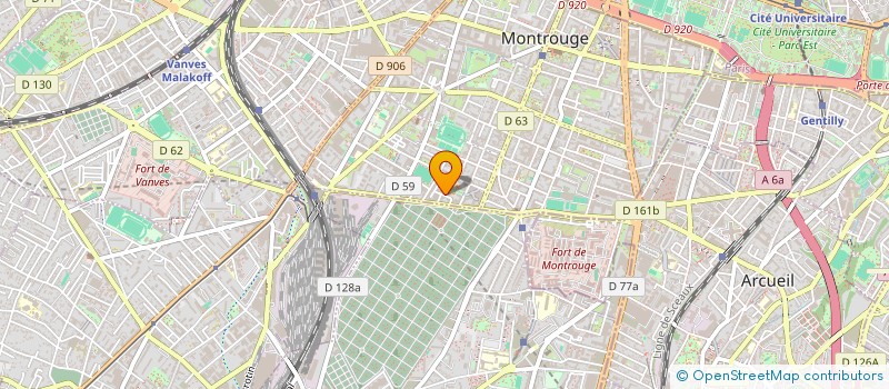 localisation de l'entreprise EHPAD RESIDENCE MADELEINE VERDIER à MONTROUGE