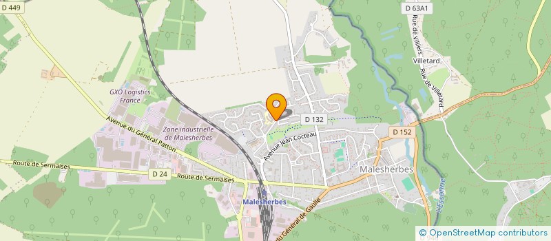 localisation de l'entreprise EHPAD RESIDENCE SAINT MARTIN  LE MALESHERBOIS