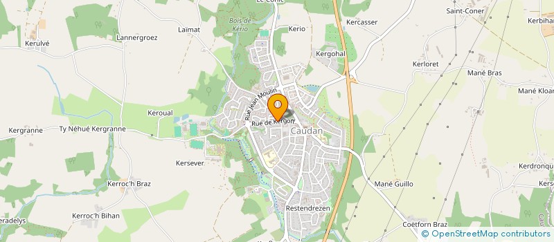 localisation de l'entreprise EHPAD RESIDENCE TI AIEUL à CAUDAN