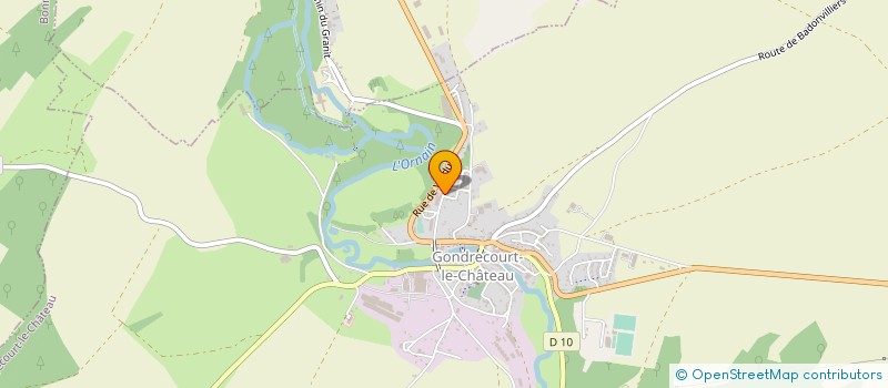 localisation de l'entreprise EHPAD SAINT CHARLES GONDRECOURT à GONDRECOURT-LE-CHATEAU