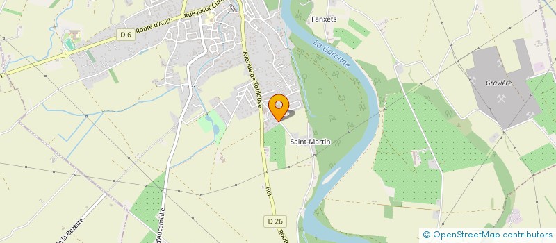 localisation de l'entreprise EHPAD SAINT JACQUES  VERDUN-SUR-GARONNE