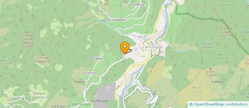 localisation de l'entreprise EHPAD SAINTE CROIX à LANTOSQUE
