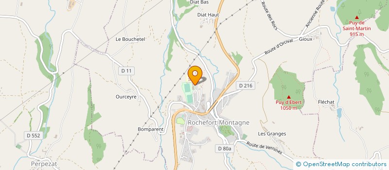 localisation de l'entreprise EHPAD SAINTE ELISABETH  ROCHEFORT-MONTAGNE