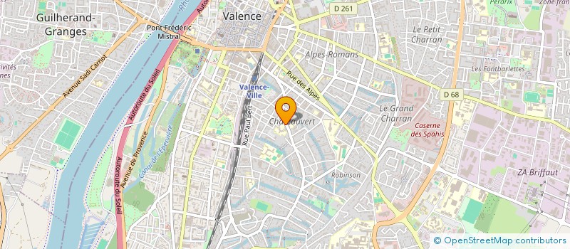 localisation de l'entreprise EHPAD SAINTE GERMAINE à VALENCE