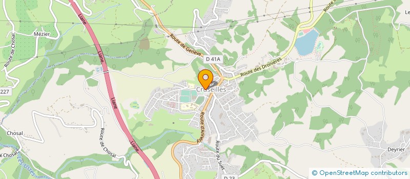 localisation de l'entreprise EHPAD SALEVE-GLIERES à CRUSEILLES