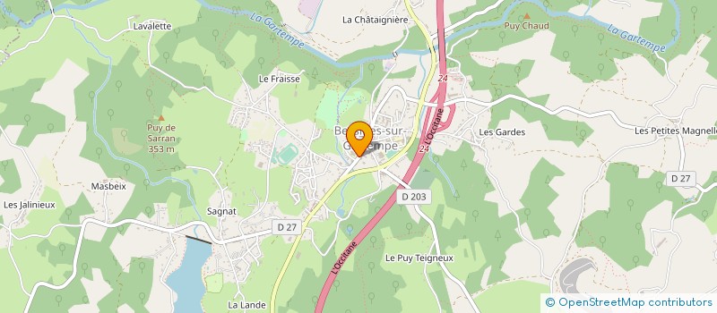 localisation de l'entreprise EHPAD SUZANNE VALADON à BESSINES-SUR-GARTEMPE