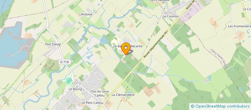 localisation de l'entreprise EHPAD VILLECANTE  DRY