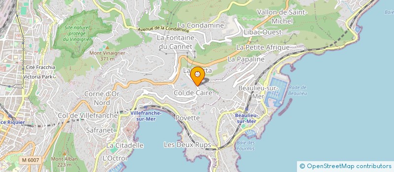 localisation de l'entreprise EHPAD VILLEFRANCHE SUR MER à VILLEFRANCHE-SUR-MER