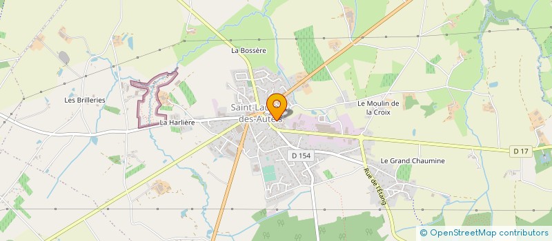 localisation de l'entreprise EHPAD VIVES ALOUETTES ST LAURENT à OREE-D'ANJOU