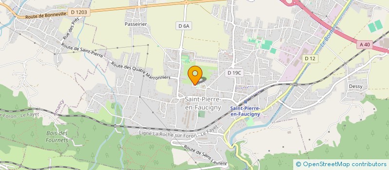 localisation de l'entreprise EHPAD VIVRE ENSEMBLE  SAINT-PIERRE-EN-FAUCIGNY