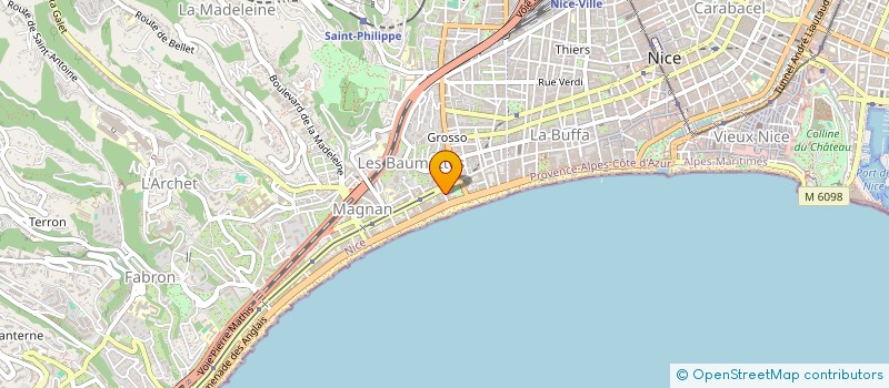 localisation de l'entreprise EHPASTRY à NICE