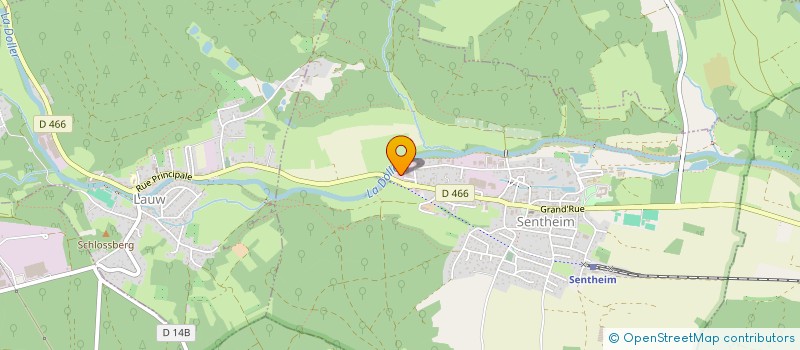 localisation de l'entreprise EHRET CHAUFFAGE  SENTHEIM