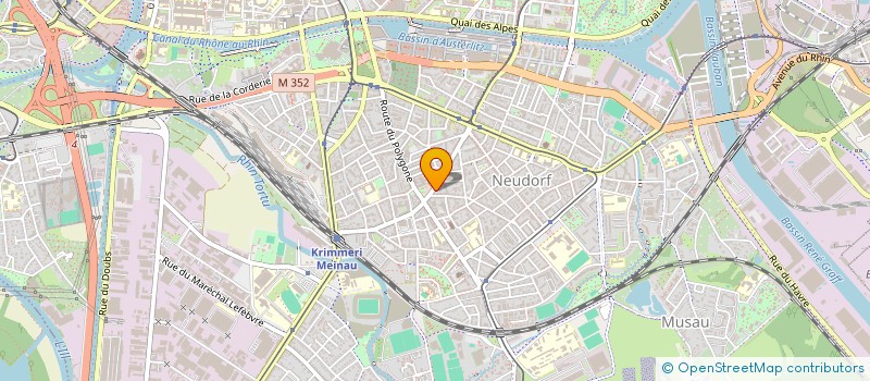 localisation de l'entreprise EHRHARD à STRASBOURG