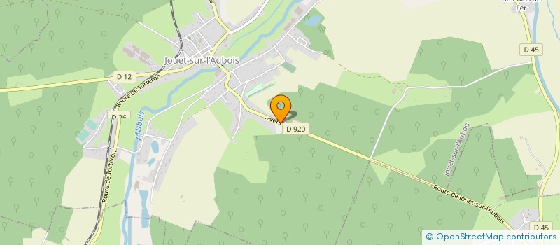 localisation de l'entreprise EHRHARD DIFFUSION à JOUET-SUR-L'AUBOIS