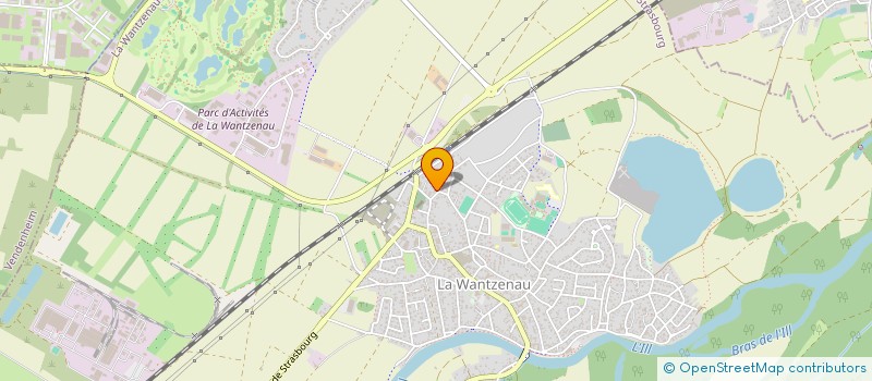 localisation de l'entreprise EHRLE à LA WANTZENAU