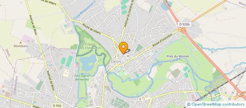 localisation de l'entreprise EHRMANN -PAYET à DEOLS