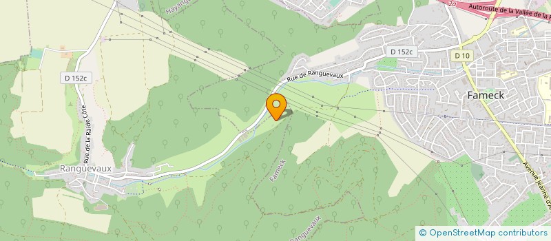 localisation de l'entreprise EHRMANN TP.EST.  RANGUEVAUX