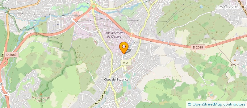 localisation de l'entreprise EHRSE à ROMAGNAT