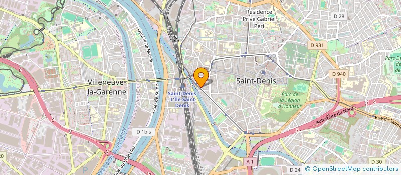 localisation de l'entreprise EHS LOCATION  SAINT-DENIS