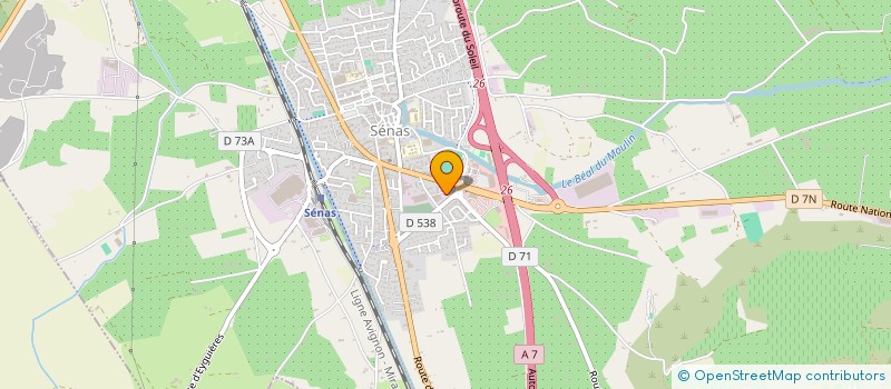 localisation de l'entreprise EHT  SENAS