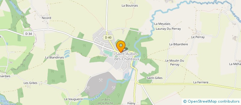 localisation de l'entreprise EHT DESIGN  SAINT-AUBIN-DES-CHATEAUX