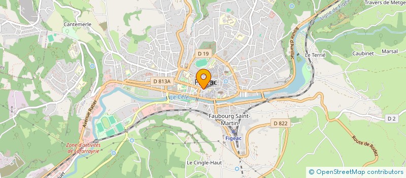 localisation de l'entreprise EHTIA  FIGEAC