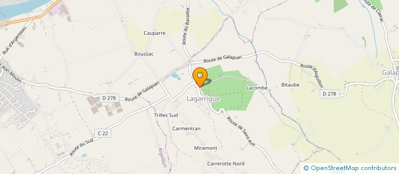 localisation de l'entreprise EHTRAB SARL  NICOLE