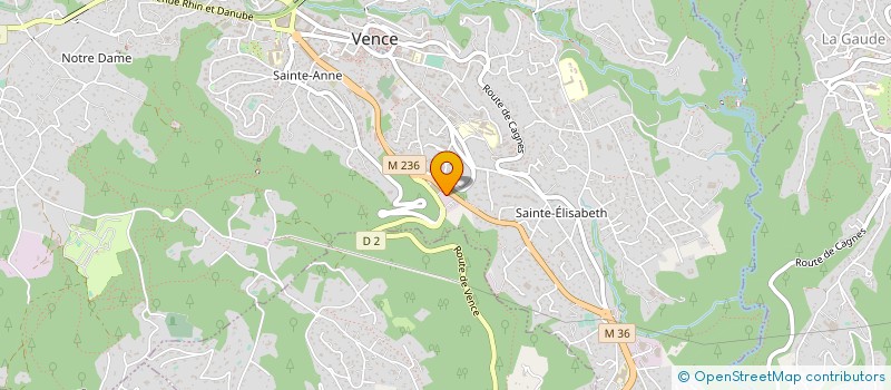 localisation de l'entreprise EHVB  VENCE