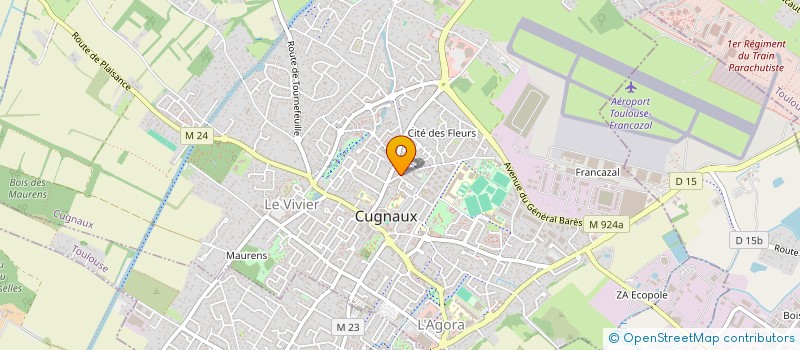 localisation de l'entreprise EHW21  CUGNAUX