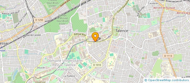 localisation de l'entreprise EHYO à TALENCE