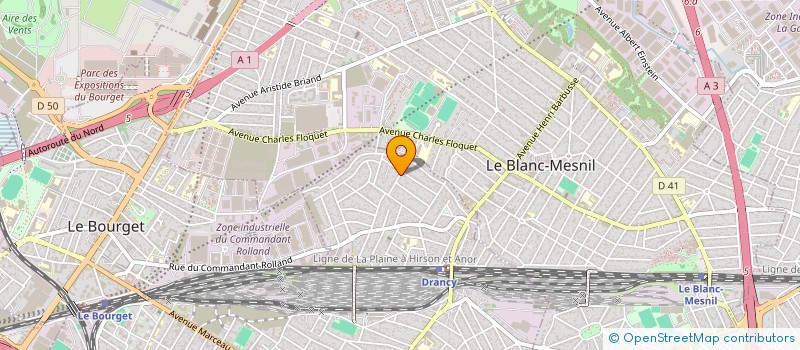 localisation de l'entreprise EI BATIMENT à DRANCY
