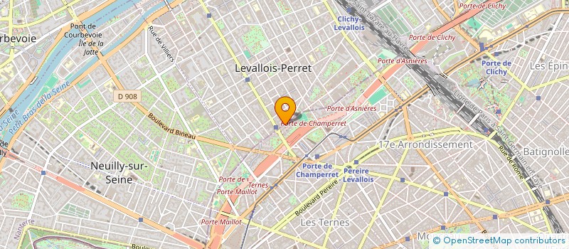 localisation de l'entreprise EI-CLOUD à LEVALLOIS-PERRET