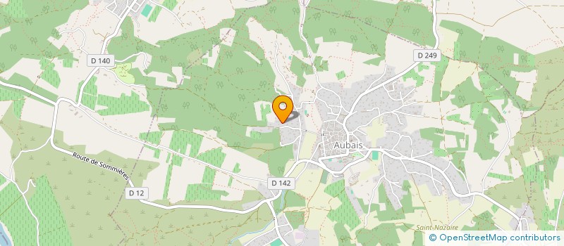 localisation de l'entreprise EI CONCEPT  AUBAIS