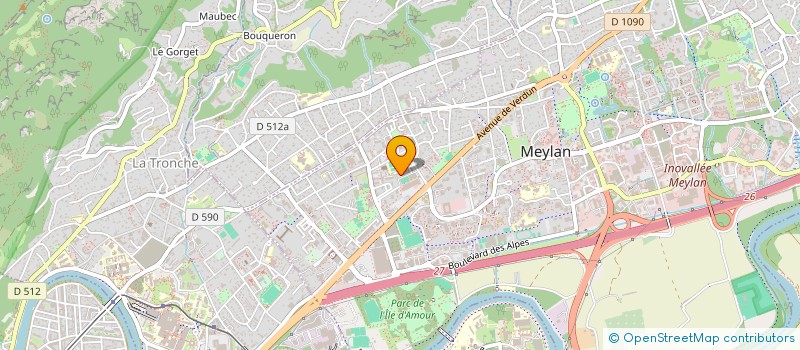 localisation de l'entreprise EI DIFFUSION à MEYLAN