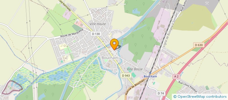 localisation de l'entreprise EI FLORAL PARCS ET JARDINS à BOUCHAIN